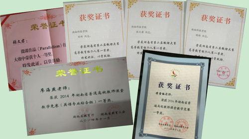 学院老师在湖南省高校教师课堂教学竞赛和湖南省微课大赛中分别获一等奖 学院老师在湖南省高校教师课堂教学竞赛和湖南省微课大赛中分别获一等奖